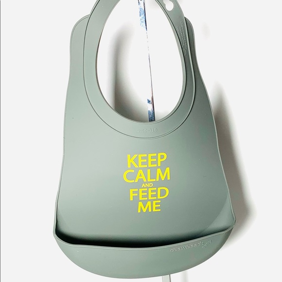 Chewbeads Silicon Bib With Crumb Catcher Gray GC - Picture 6 of 7